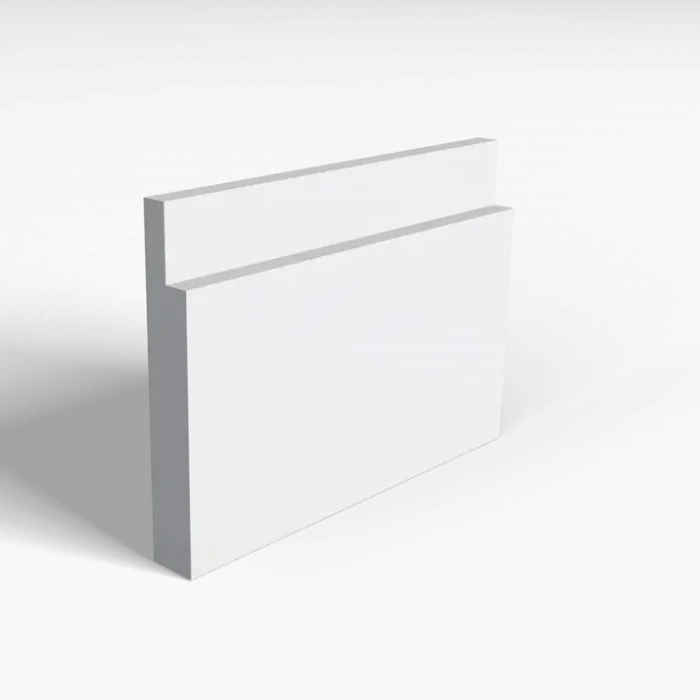1 Step Skirting Board Transparent