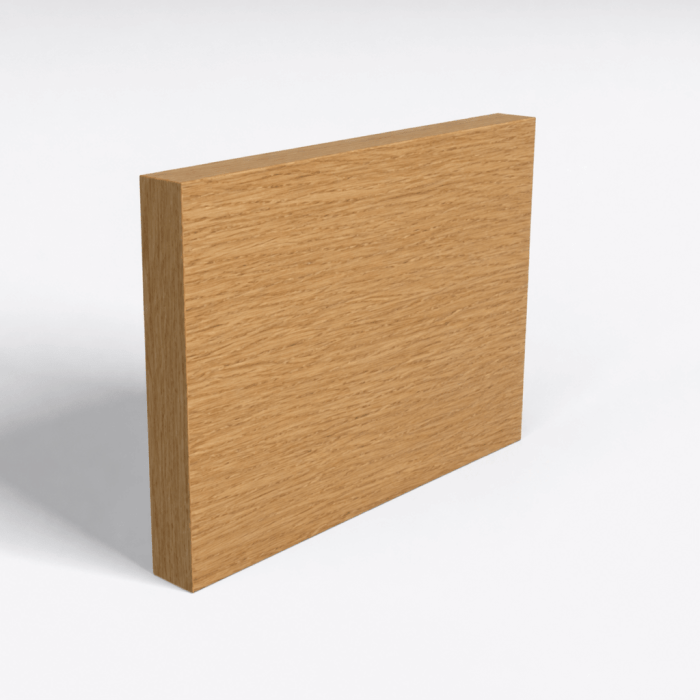 Square Edge OAK Skirting Board